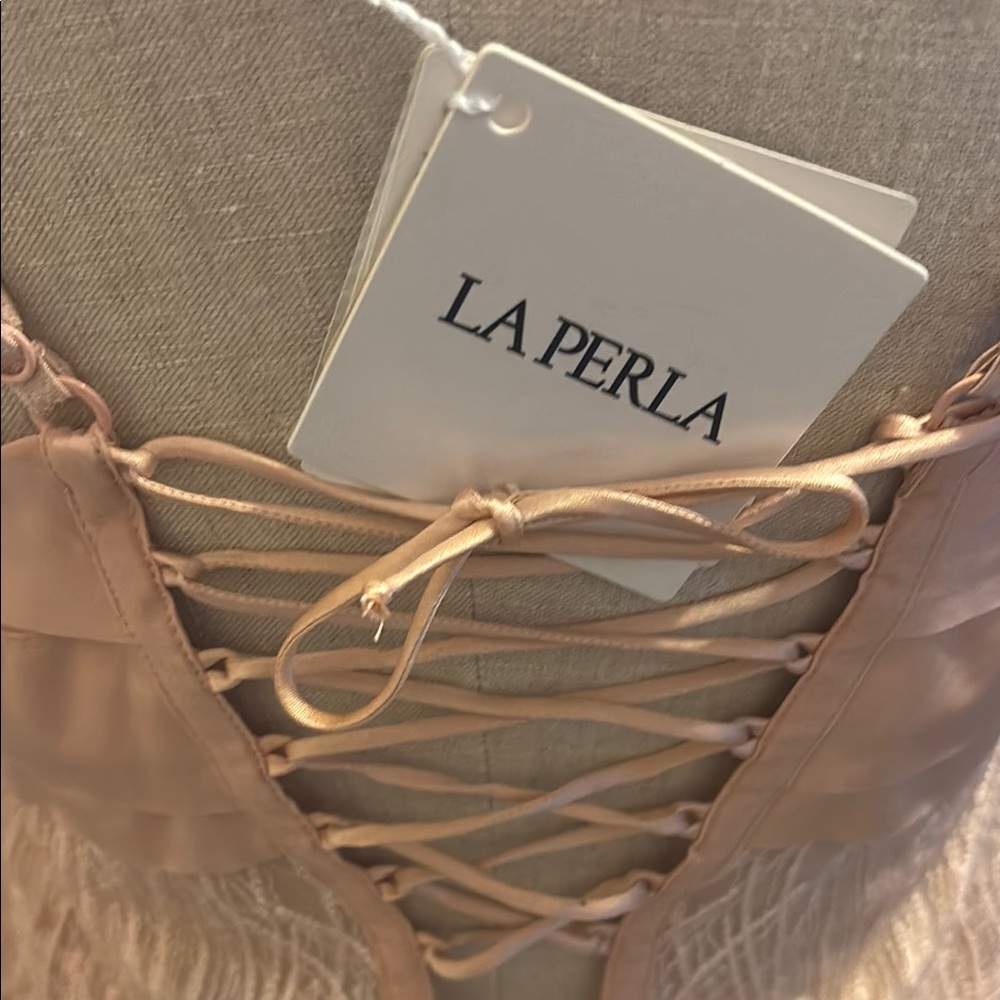 La Perla Pink Chemise/slip - Picture 9 of 16